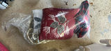 Assorted Decorative Pillows, Textile Items, and Braided Rope Tiebacks - thumbnail 1 of 5
