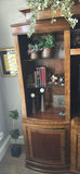 Large Solid Wood 4-Section Storage Cabinet with Paneled Doors and Shelves - thumbnail 7 of 12