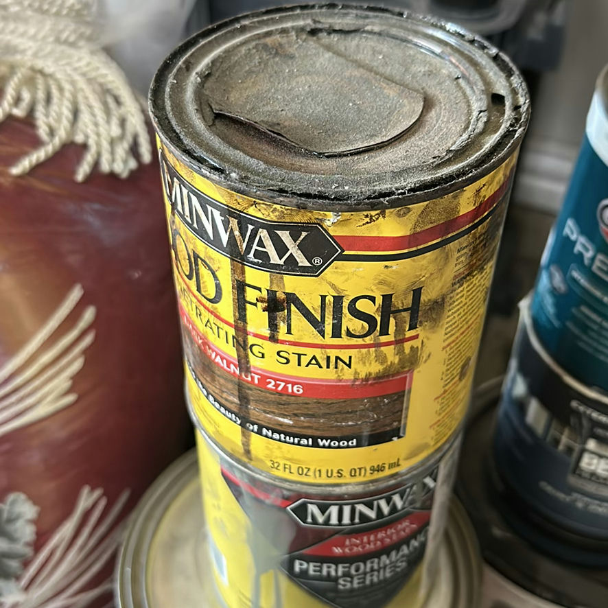 Assorted Paint and Wood Stain Cans  - image 3 of 8
