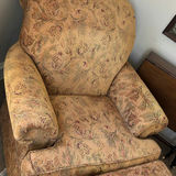 Upholstered Armchair and Matching Ottoman - thumbnail 3 of 3