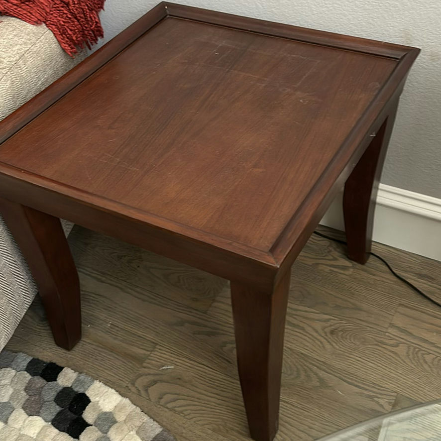 Rectangular Solid-wood Side Tables - image 2 of 2