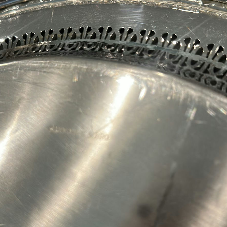 Matching Ornate Round Serving Trays - image 5 of 5
