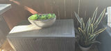 Outdoor Patio Furniture Set with Glass Tables, Chaise Lounges, and Saber Grill - thumbnail 8 of 9