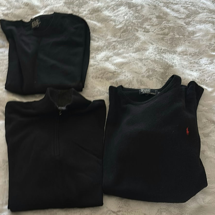 Four Saks Fifth Avenue Quarter-Zip Sweaters - image 11 of 14