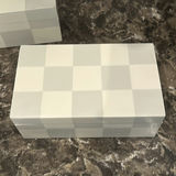 Bronze-finish on Plated Silver Serving Dish, and Storage Boxes - thumbnail 2 of 5