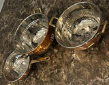 Copper Wine Chiller, Copper Bowl, and Three Handled Perforated Bowls - thumbnail 5 of 7