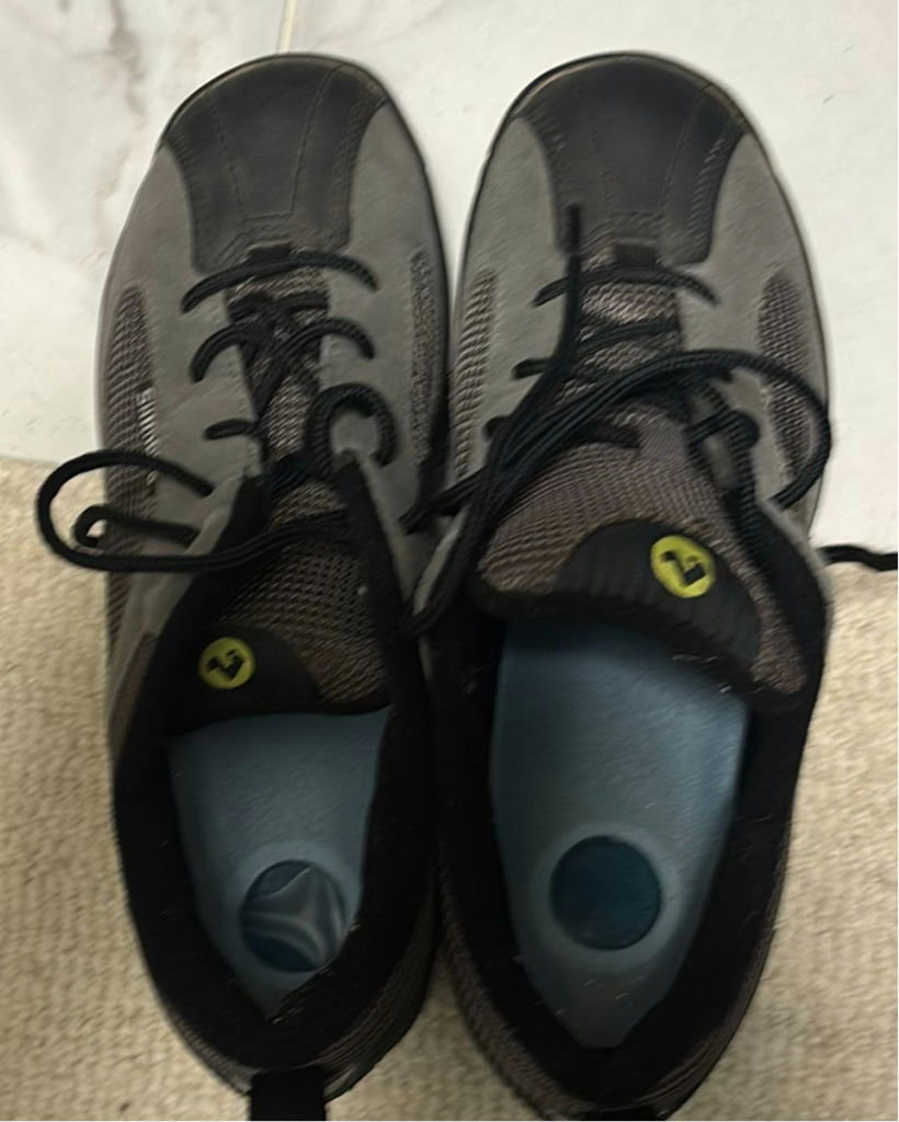 Three Pairs of Shoes Including Shimano Athletic Shoes and Slip-On Styles - image 1 of 6