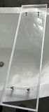 Clear Acrylic Tub Tray with White Frame and White Scale - thumbnail 4 of 4