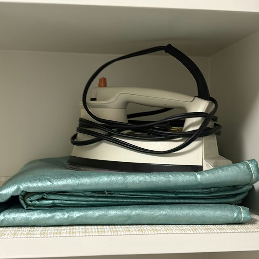 Decorative Home Sign, Metal Chain and Hardware, Iron with Folded Ironing Pad, Three LED Candles, and Ceramic Box - image 3 of 5