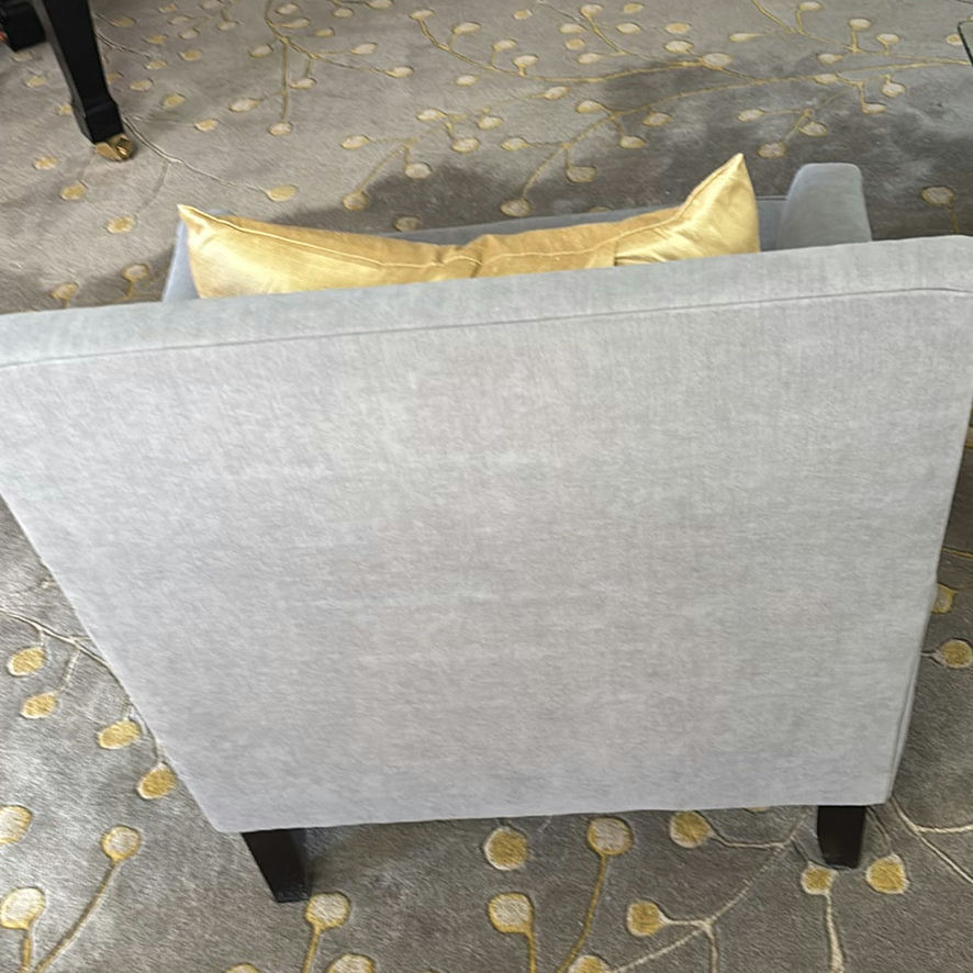 Upholstered Armchairs with Throw Pillow - image 6 of 6