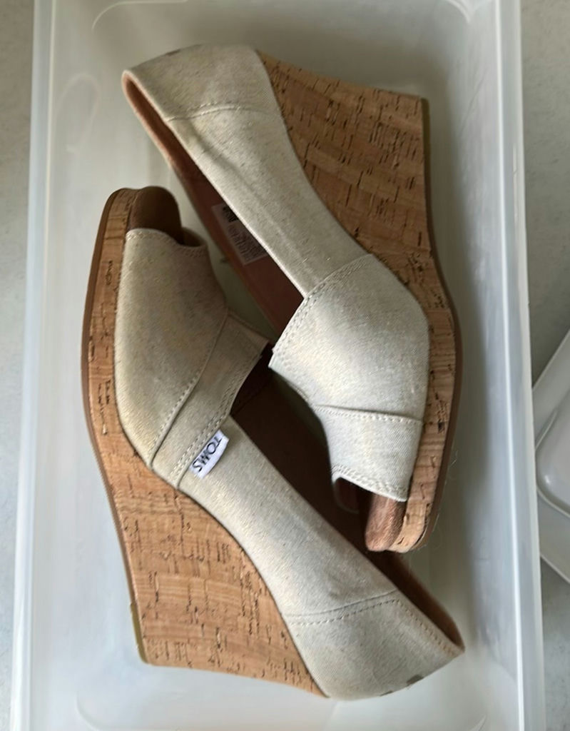 Two Pairs of TOMS and Jack Rogers Sandals - image 1 of 11
