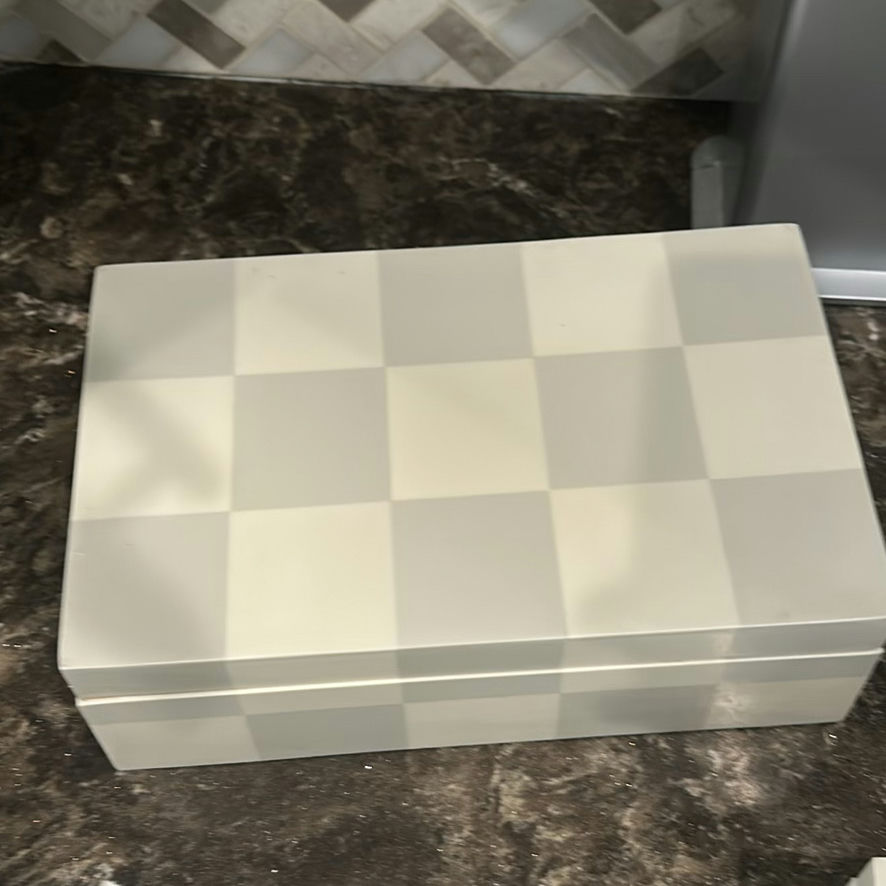 Bronze-finish on Plated Silver Serving Dish, and Storage Boxes - image 4 of 5