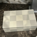 Bronze-finish on Plated Silver Serving Dish, and Storage Boxes - thumbnail 4 of 5