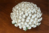 Decorative Ceramic Flower, Glass Bowl, and Succulent Planters - thumbnail 1 of 8