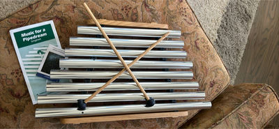 Pipedream Chime Instrument with Mallets and Songbooks - Image 1 of 4