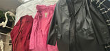 Red Blazer, Pink L.L.Bean Jacket, and Black Leather Jacket - thumbnail 1 of 5