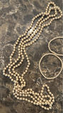 Pearl jewelry set with necklaces, bracelets, and earrings - thumbnail 4 of 4