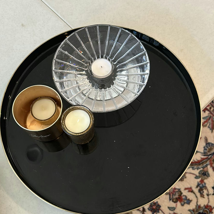 Round Glass Coffee Table - image 4 of 4