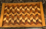 Decorative Glass Bowl, Gold Charger Plates, and Wooden Tray - thumbnail 5 of 5