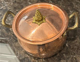 Two Ruffoni Copper Pots with Lids - thumbnail 1 of 22