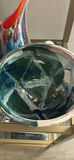 Glass and Metal Shelving Unit with Decorative Objects - thumbnail 6 of 9
