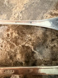 Vintage silver-plated flatware with wooden-handled utensils - thumbnail 3 of 5