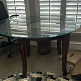 Round Glass-Top Table  - thumbnail 2 of 3