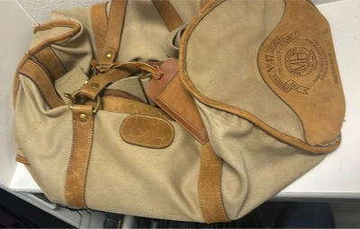 Ghurka Original No. 47 The Cargo II Canvas and Leather Bag - Image 1 of 7