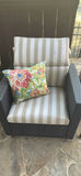 Outdoor Patio Furniture Set with Glass Tables, Chaise Lounges, and Saber Grill - thumbnail 6 of 9