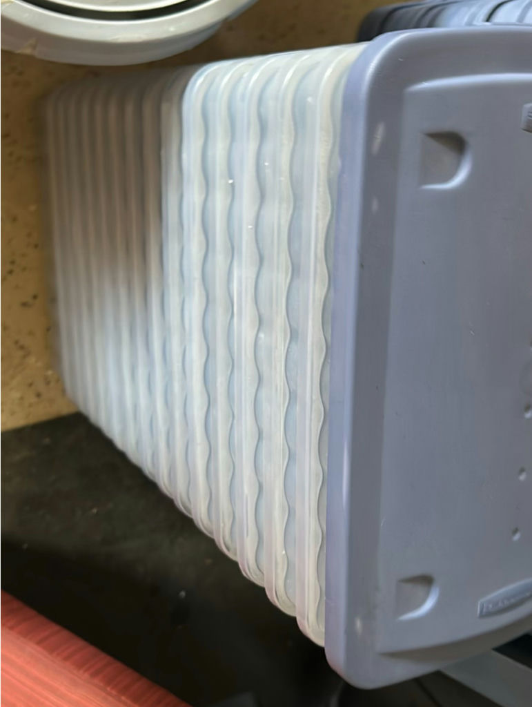 Assorted Plastic Storage Totes with Lids - image 2 of 5