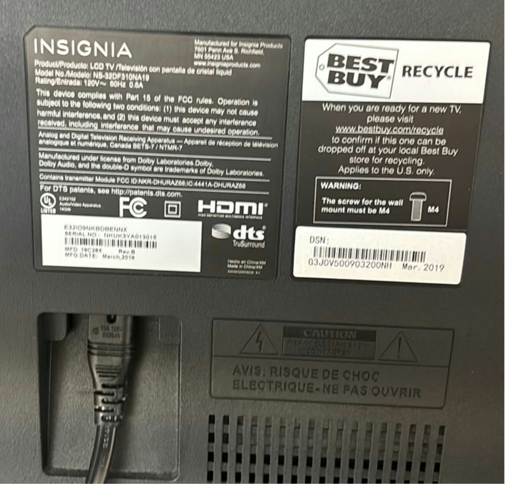 Insignia LCD Television with Remote and Creative Speaker - image 4 of 4