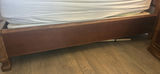 Wood Bed Frame/ Headboard and Footboard with Queen Mattress - thumbnail 6 of 8