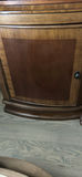 Large Solid Wood 4-Section Storage Cabinet with Paneled Doors and Shelves - thumbnail 11 of 12