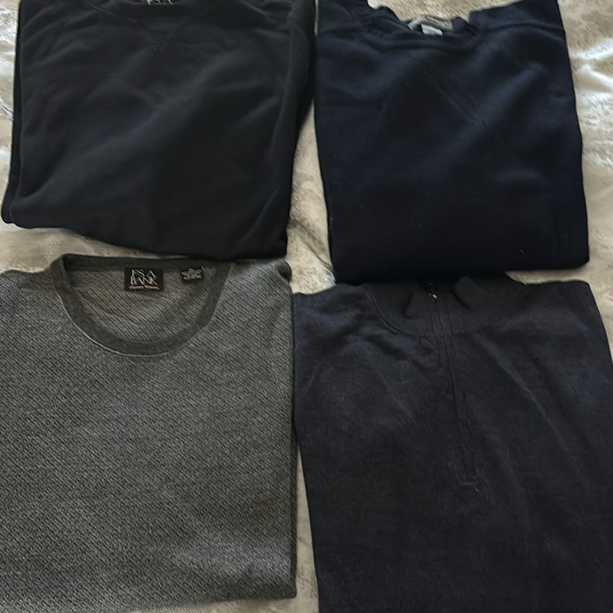 Four Saks Fifth Avenue Quarter-Zip Sweaters - image 6 of 14