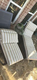 Outdoor Patio Furniture Set with Glass Tables, Chaise Lounges, and Saber Grill - thumbnail 9 of 9