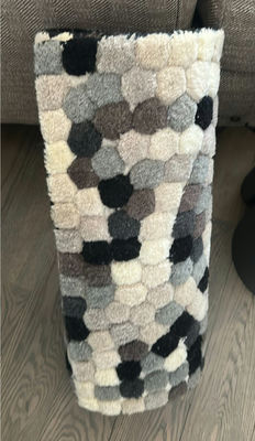 Three Safavieh 100% Wool Area Rugs and Rubber Floor Mats - Image 1 of 4