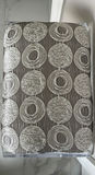 Clear acrylic stool with silver circular-patterned cushion and gold decorative sculptures - thumbnail 5 of 5