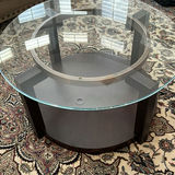 Round Glass Coffee Table - thumbnail 3 of 4