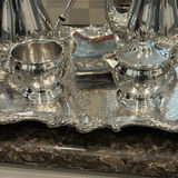 Silver-Plated Tea and Coffee Service with Tray - thumbnail 3 of 4