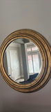 Large Round Wall Mirror and Decorative Wall Clock - thumbnail 1 of 3