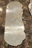 Silver-plated serving pieces including teapot, sugar dish, rectangular tray, and wire fruit basket - thumbnail 4 of 6