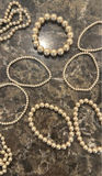 Pearl jewelry set with necklaces, bracelets, and earrings - thumbnail 3 of 4