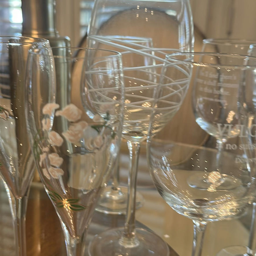 Assorted Wine and Champagne Glasses with Stainless Steel Cocktail Shaker - image 8 of 8