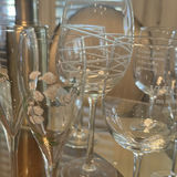 Assorted Wine and Champagne Glasses with Stainless Steel Cocktail Shaker - thumbnail 8 of 8