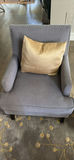 Upholstered Armchairs with Throw Pillow - thumbnail 1 of 6