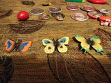 Assorted decorative pins, badges, magnets, and small trinkets - thumbnail 7 of 7