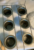 Metal kitchenware set with pots, steamer, cup popover pan, et.c - thumbnail 2 of 6