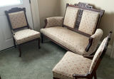 Victorian Settee & 2 Chairs - thumbnail 1 of 11
