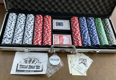 Steel Case Poker Travel Set - Image 1 of 3