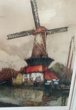 Signed, Numbered Vintage Lithograph of Holland, Artist j.V. Santen - thumbnail 2 of 7